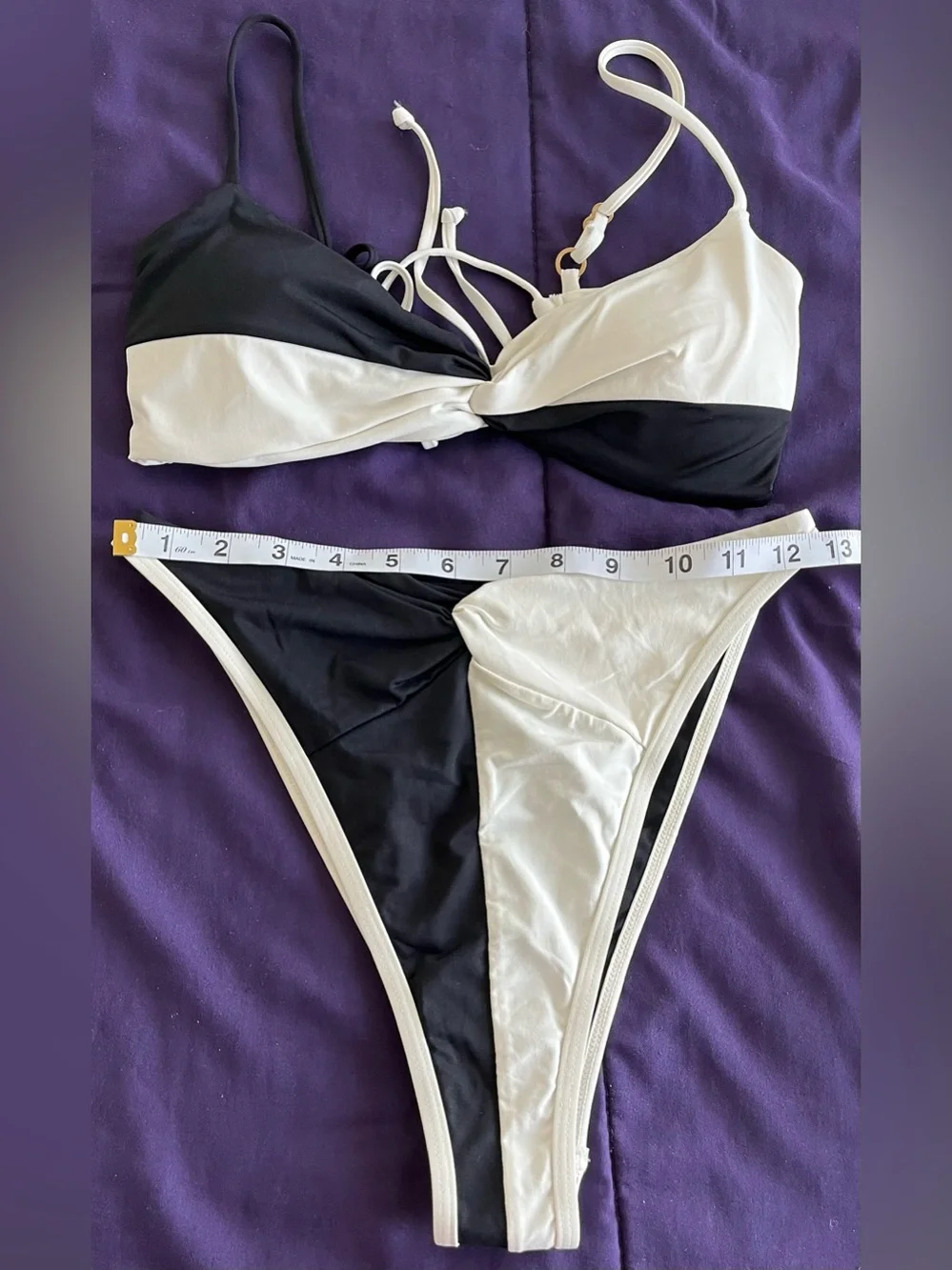 L*Space Bikini Set Ringo Top & Jada Bitsy Twist Front Bottoms Medium/Large Swim